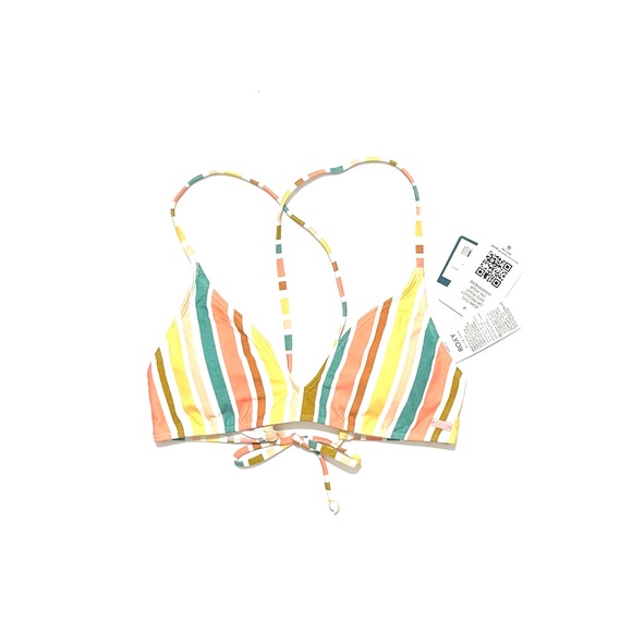 Roxy Other - 🌴 ROXY 🏄‍♀️ Beach Classics Printed Athletic Triangle Bikini Top